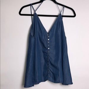 Peace Love World Flowy Tank Top